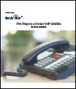 Five Steps to a Secure VoIP Solution